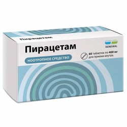 Пирацетам Реневал, табл. п/о пленочной 400 мг №60